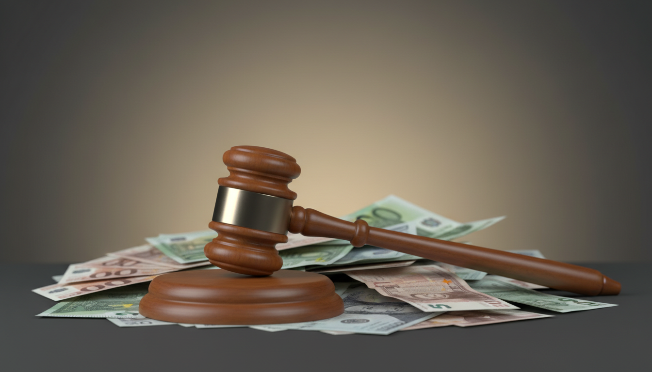 auction-sale-advance-loans - Borro Auction gavel and cash representing sale advance loans for consigned assets