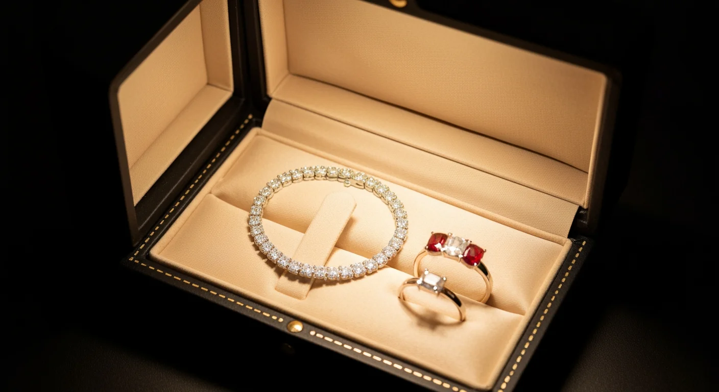 Fine jewelry in presentation box — borrow against jewelry with Borro